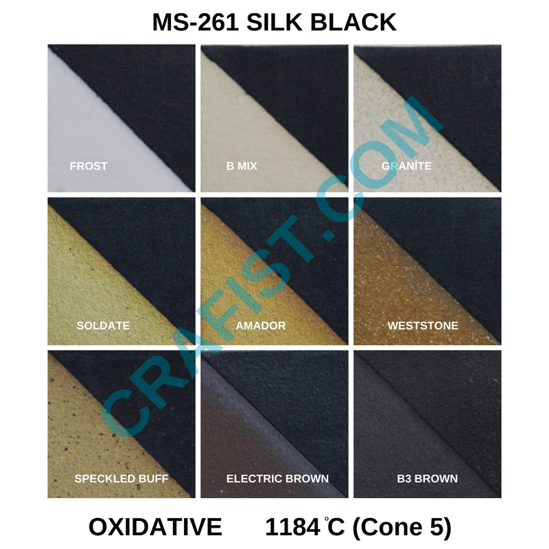 MS-261 Silk Black Glaze