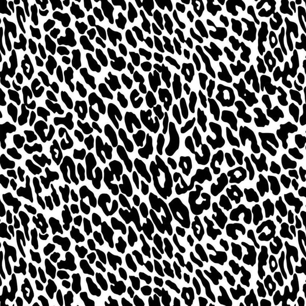 Underglaze Transfer-Pattern Leopard Prınts-Black(9 x 6.5 inch ) Crafist