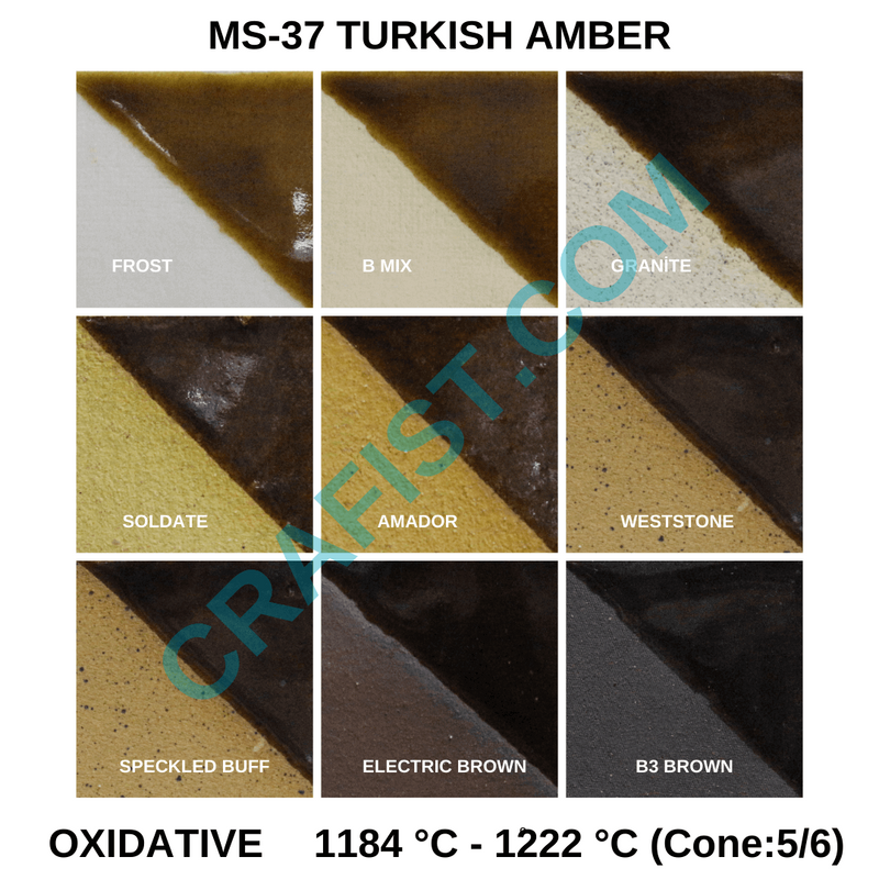 MS-37 Turkish Amber Glaze
