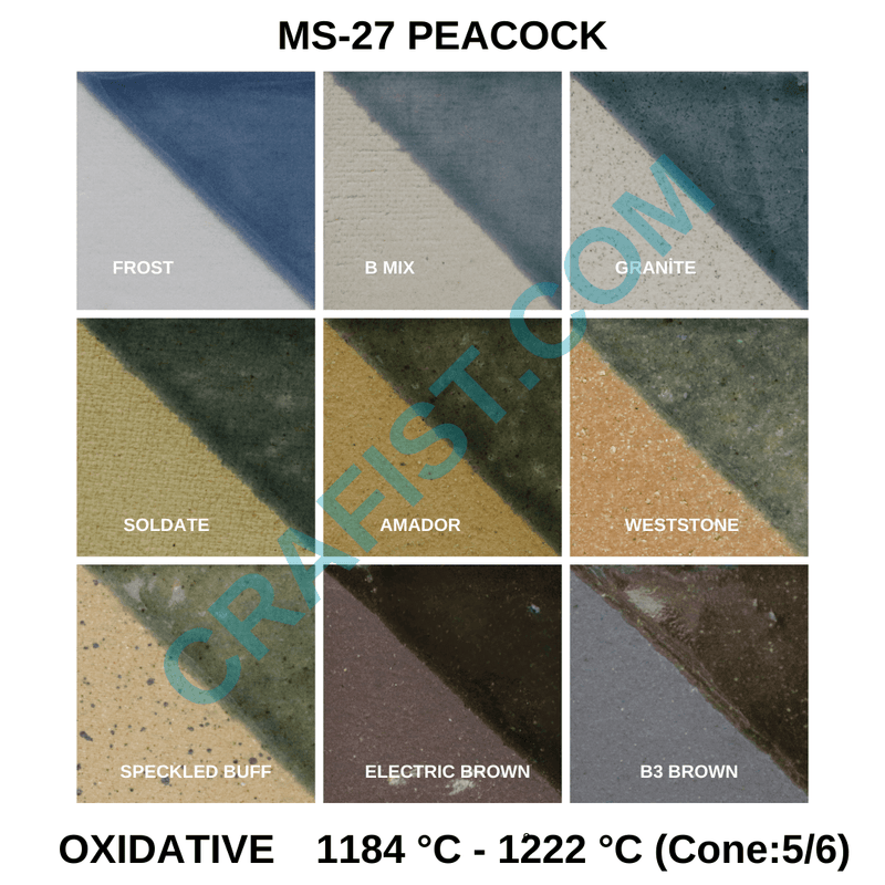 MS - 27 Peacock Glaze