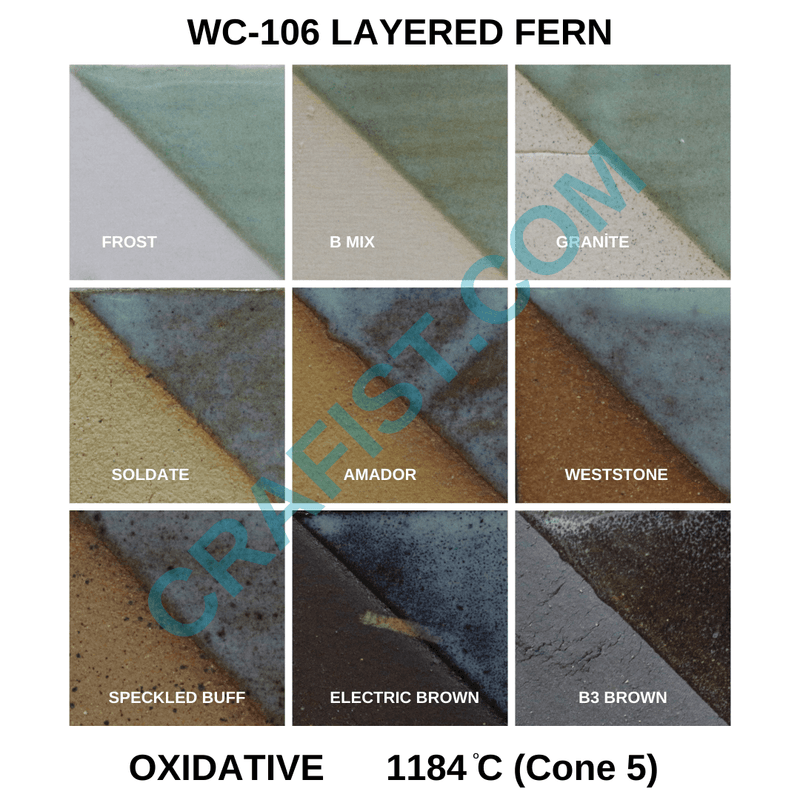 WC - 106 Layered Fern Glaze